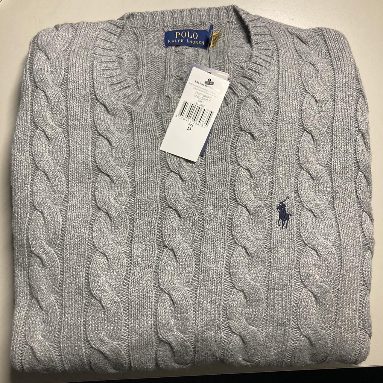 Polo Ralph Lauren cable knit jumper size... - Depop