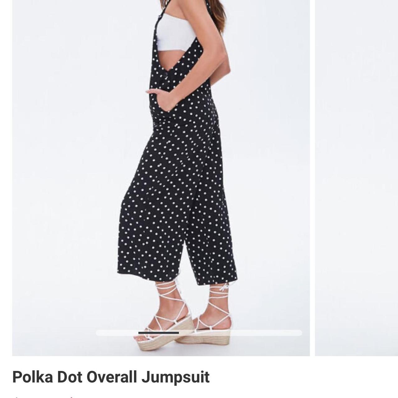 Forever 21 polka dot 2025 jumpsuit