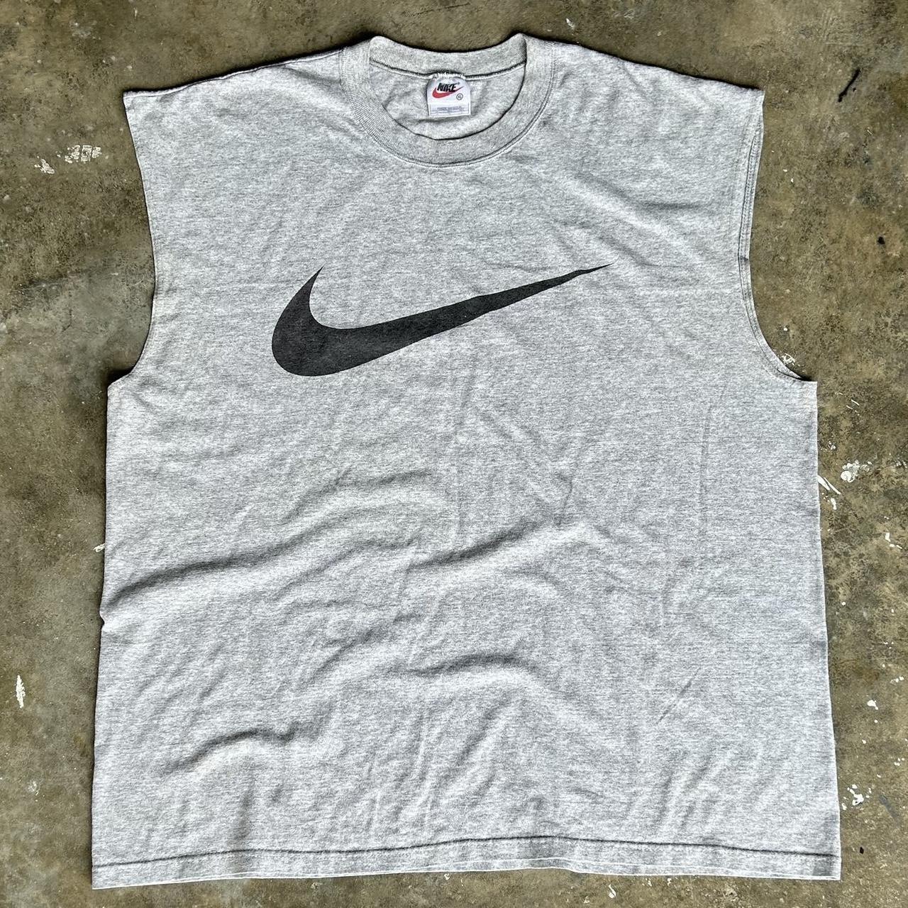 Vintage Nike cutoff basketball shirt from the... - Depop