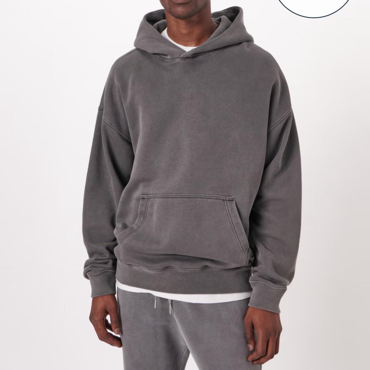 Abercrombie & Fitch Essential Popover Hoodie in Dark... Depop