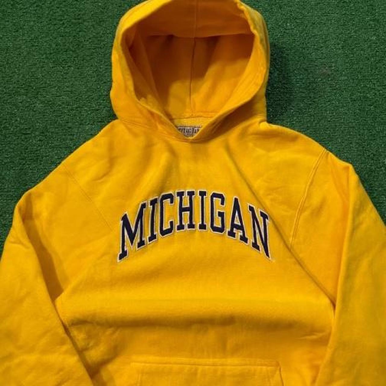 Vintage Reverse Weave Style Michigan Wolverines Depop