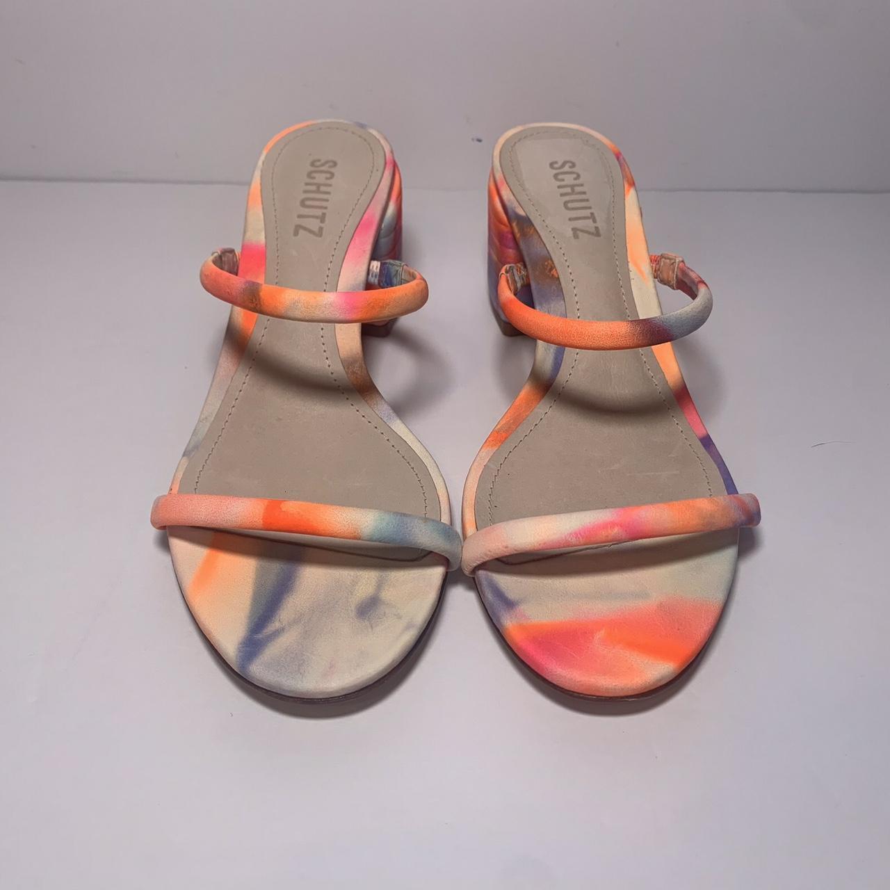 SCHUTZ Kyra Bright orders Tie Dye Sandals