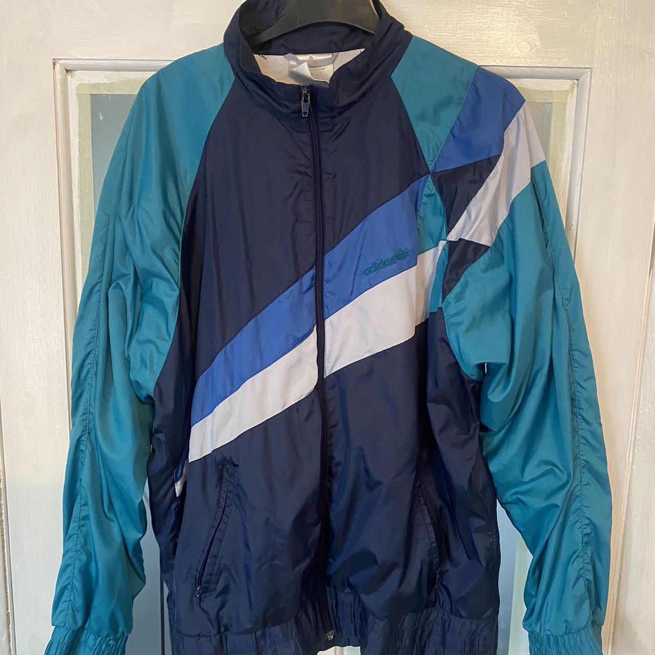 Adidas Vintage 80’s/90’s Tracksuit Jacket... - Depop