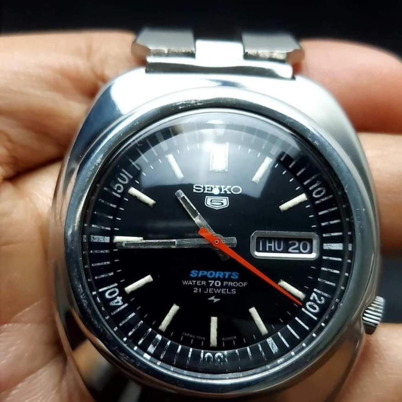 Japan seiko 5 sports watch Pictures are a key part... - Depop