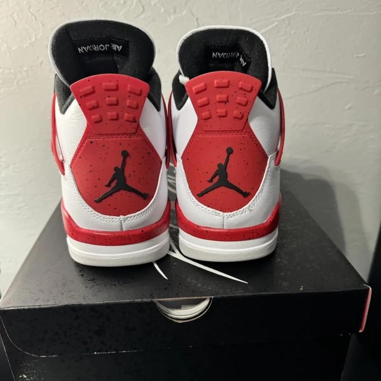 Jordan 4 red cement 321 593 3096 For Faster reply... - Depop