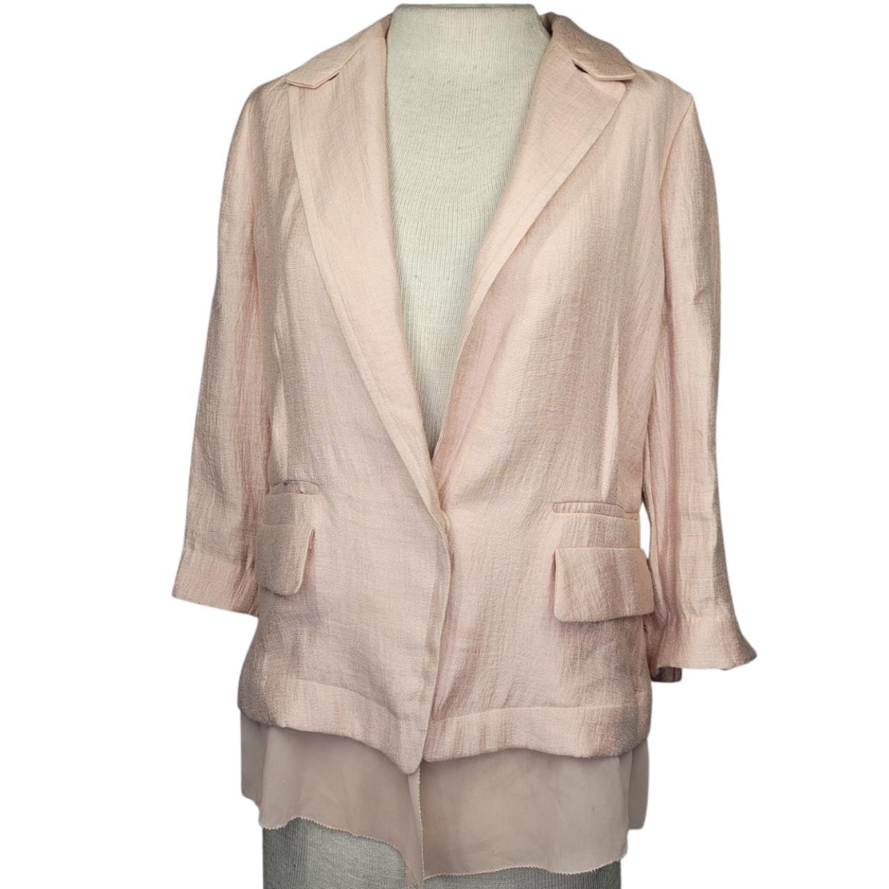 Nude hot sale pink blazer