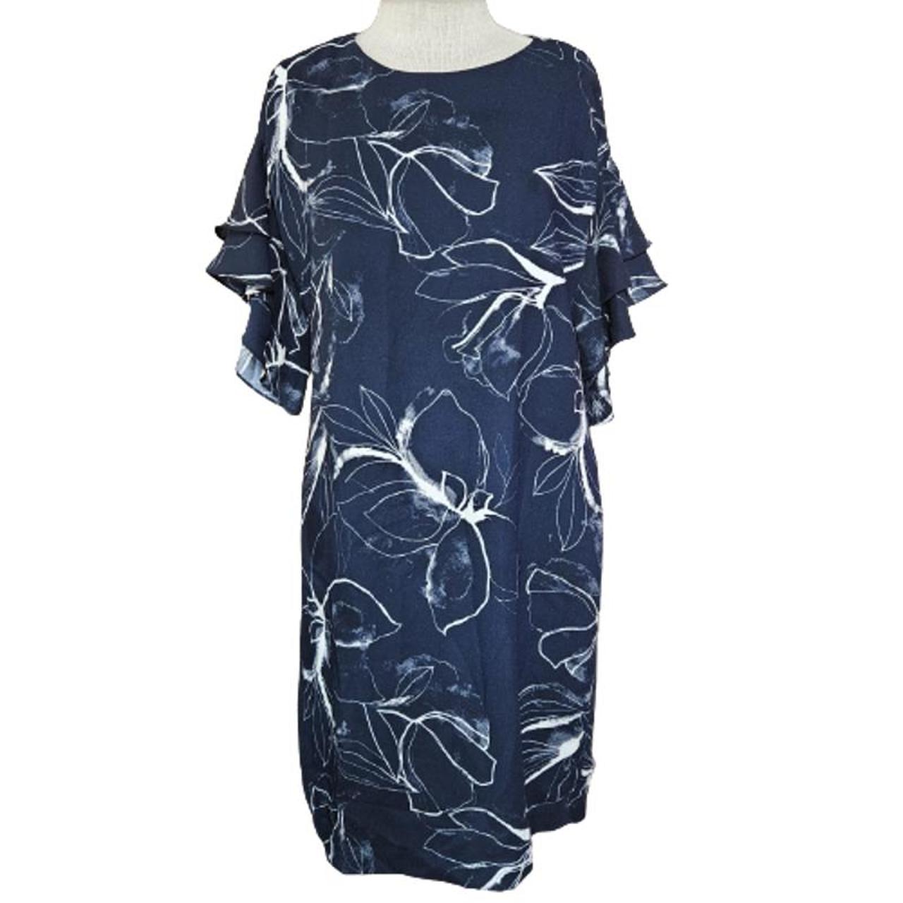 Vince camuto navy outlet floral dress