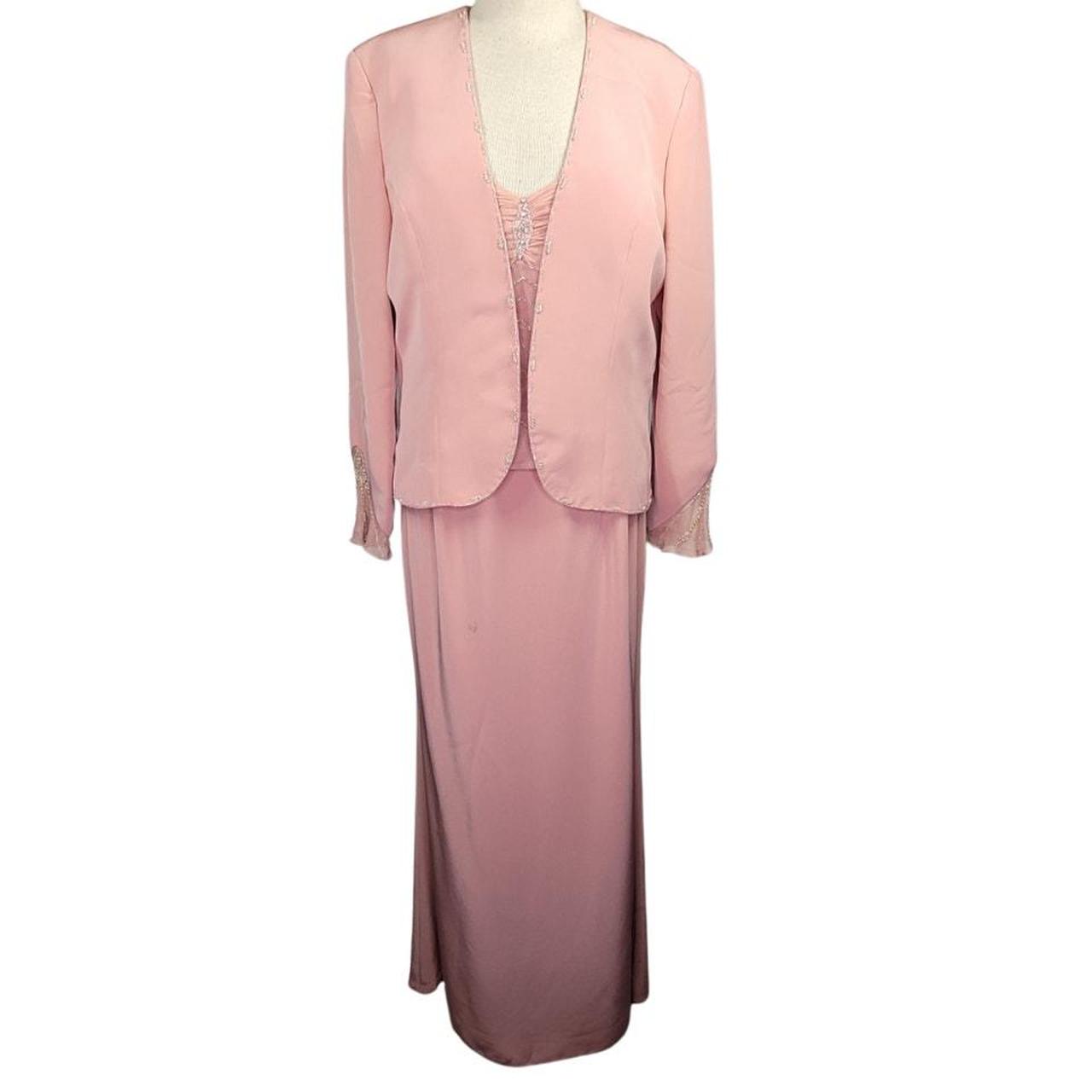 Pink Jacket Maxi Dress Size 14 New with buy Tags