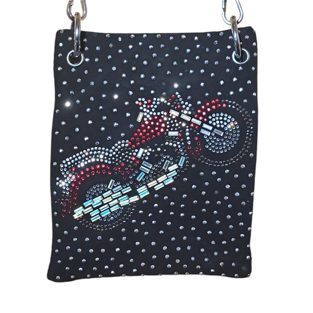 Rhinestone Motorcycle outlet Purse