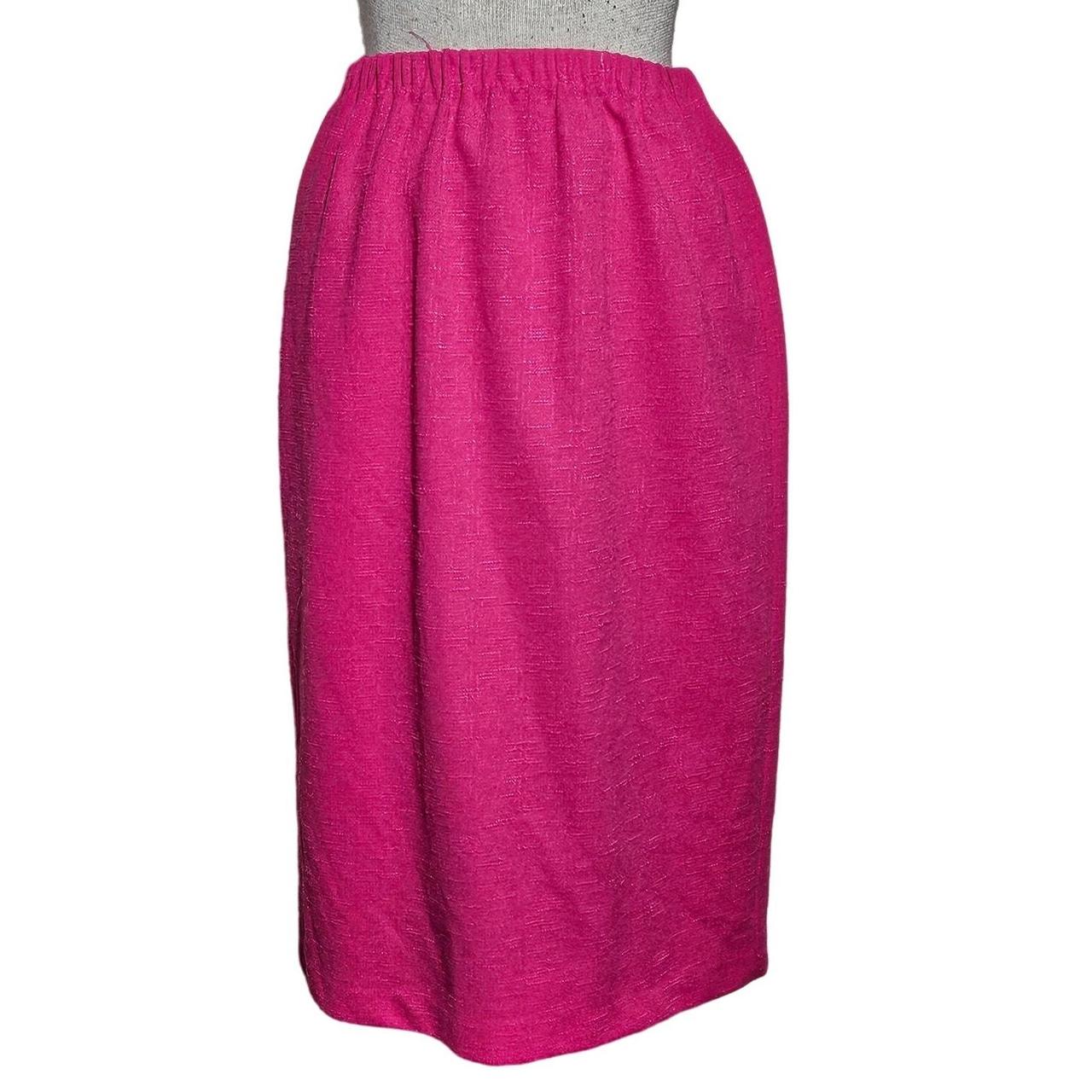 Pink pull on pencil skirt hotsell