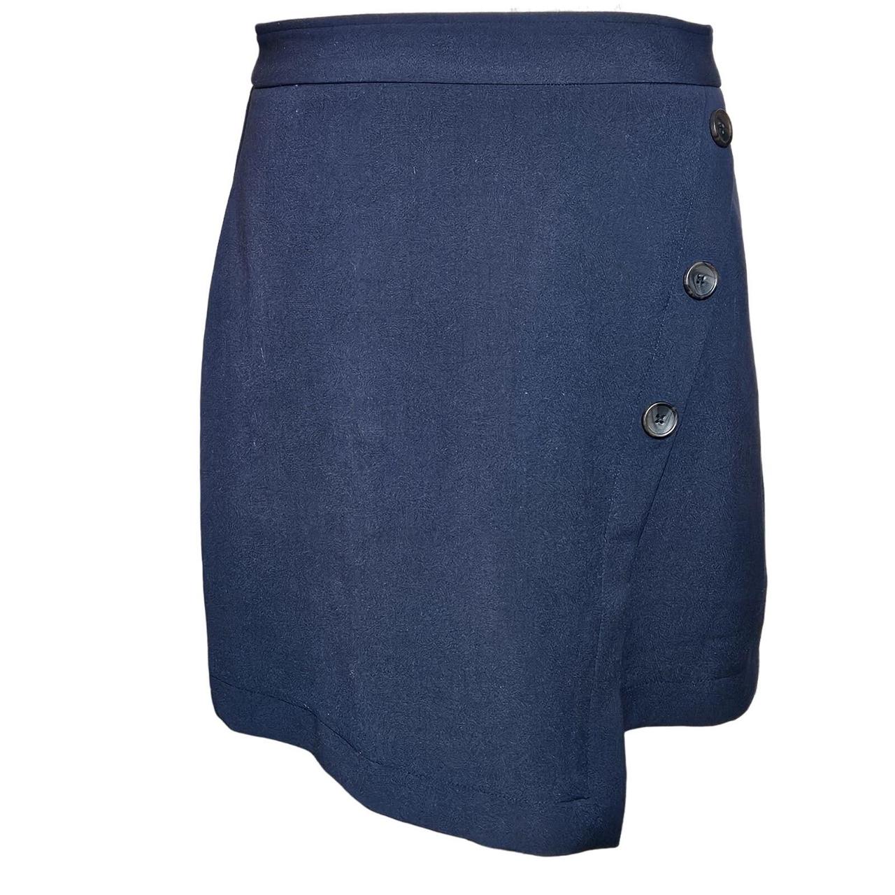 Banana republic navy pencil skirt best sale