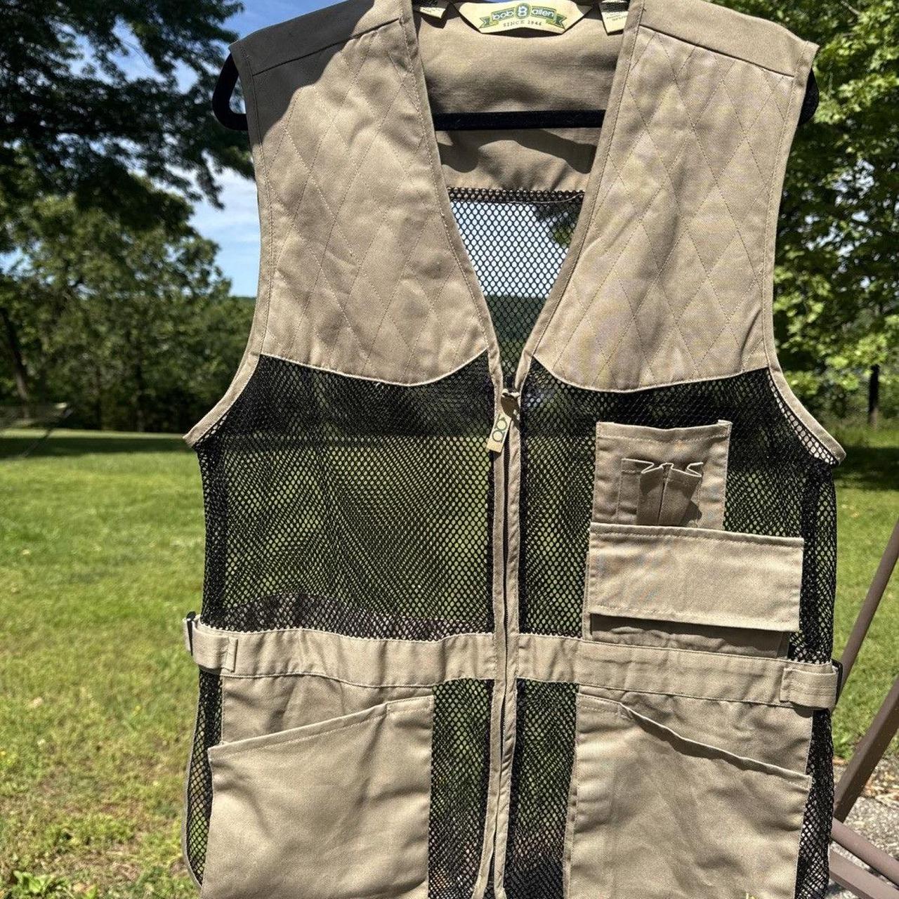 Men's Vest - Khaki - S – Bob Allen Adult S/M Full Mesh Shooting …