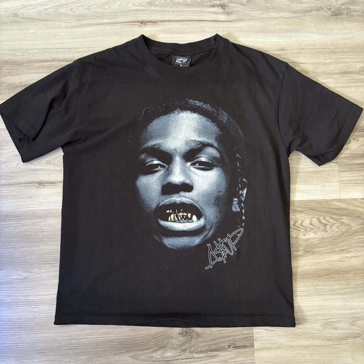 asap rocky graphic tee will take offers - Depop