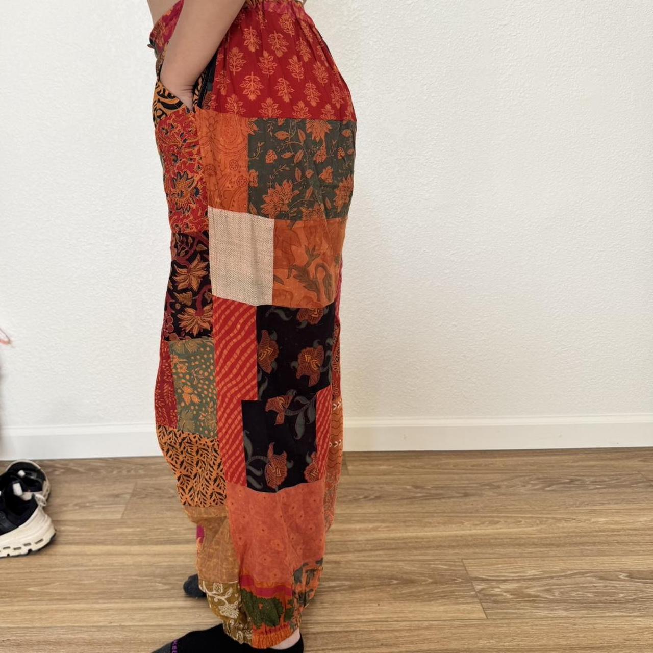 Women's Pants - Multi - M – multi pattern boho jo… - image 3