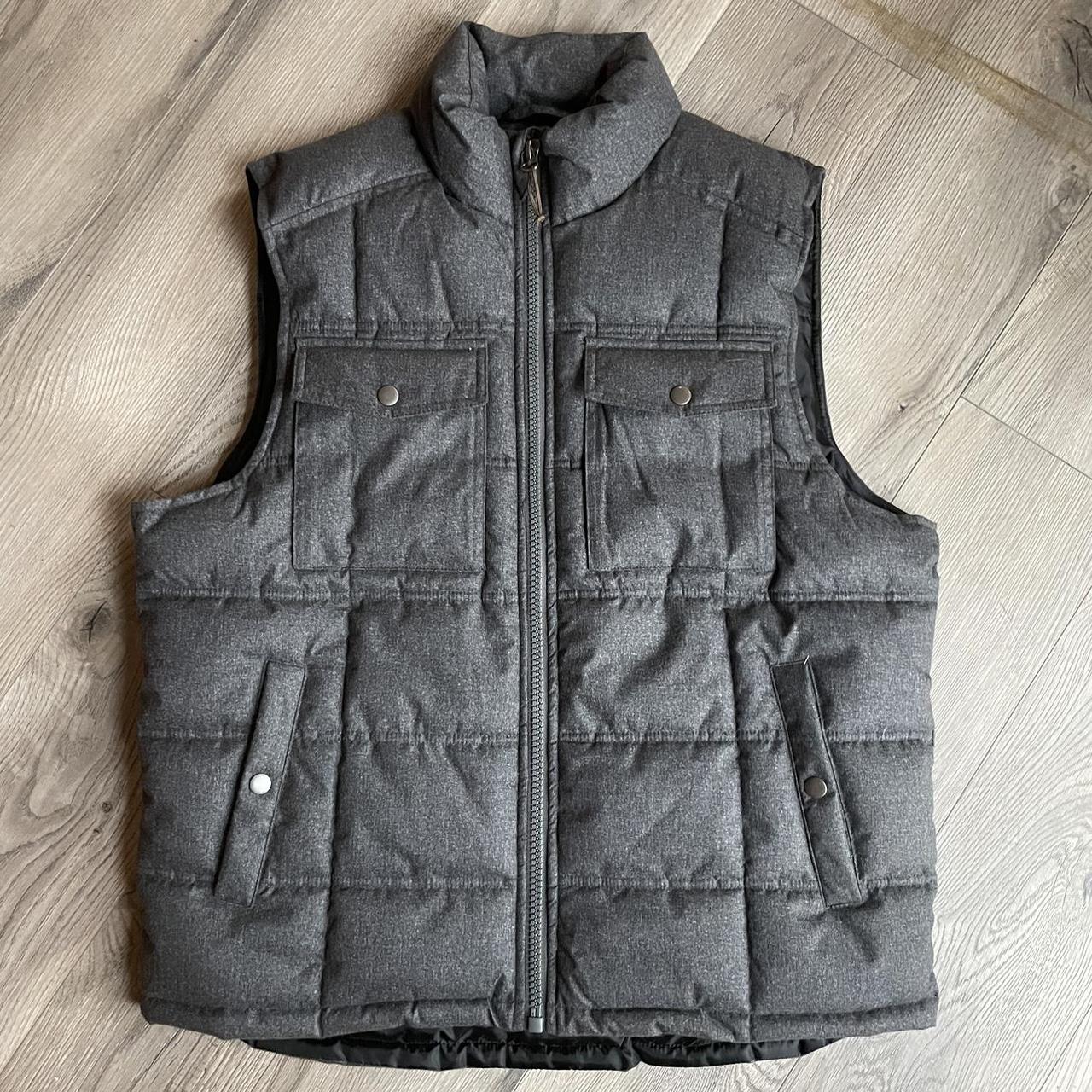 Grey winter outlet vest