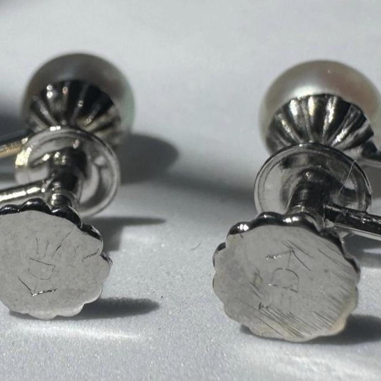 Women's Earrings - Silver/Multi – Solid 14k White… - image 8