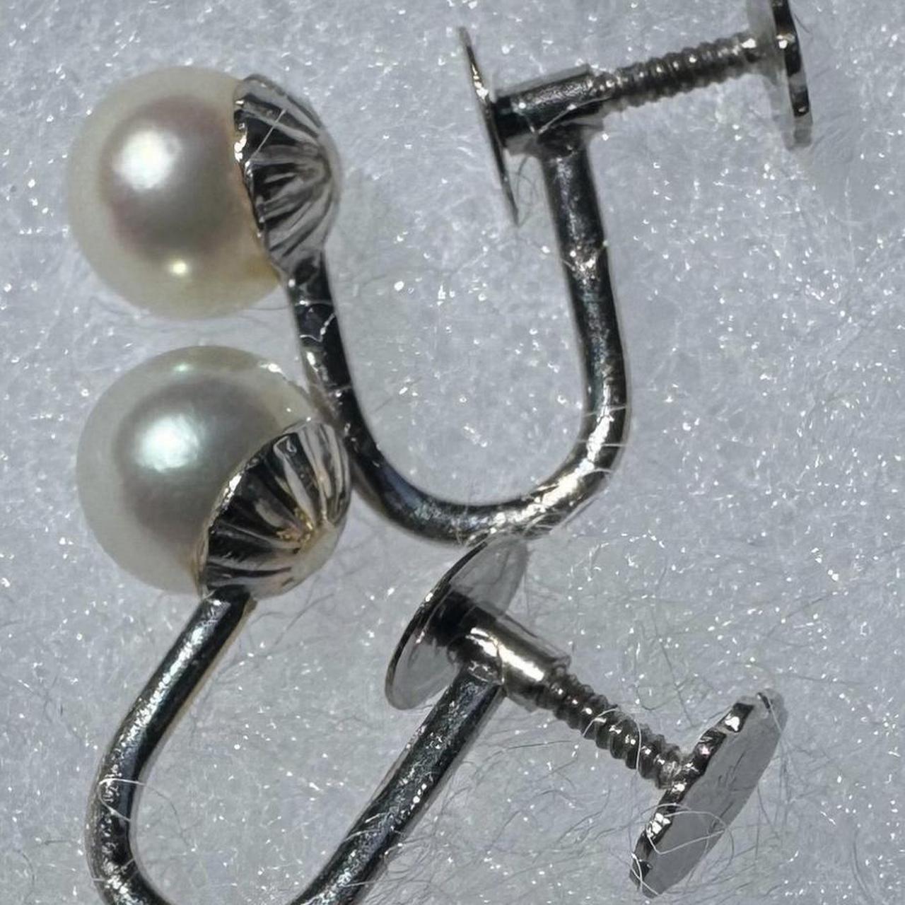 Women's Earrings - Silver/Multi – Solid 14k White… - image 2