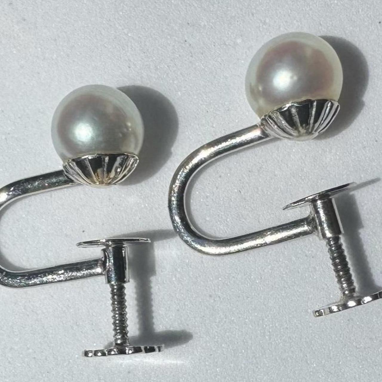 Women's Earrings - Silver/Multi – Solid 14k White… - image 1