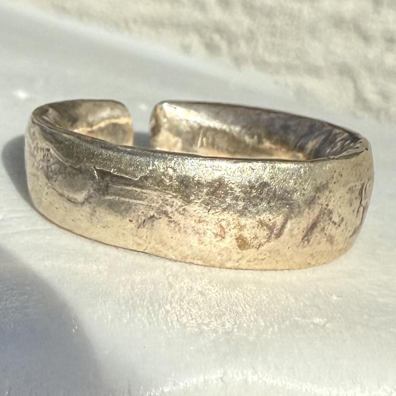 Women's Ring - Silver/Gold – Solid 925 Sterling S… - image 2