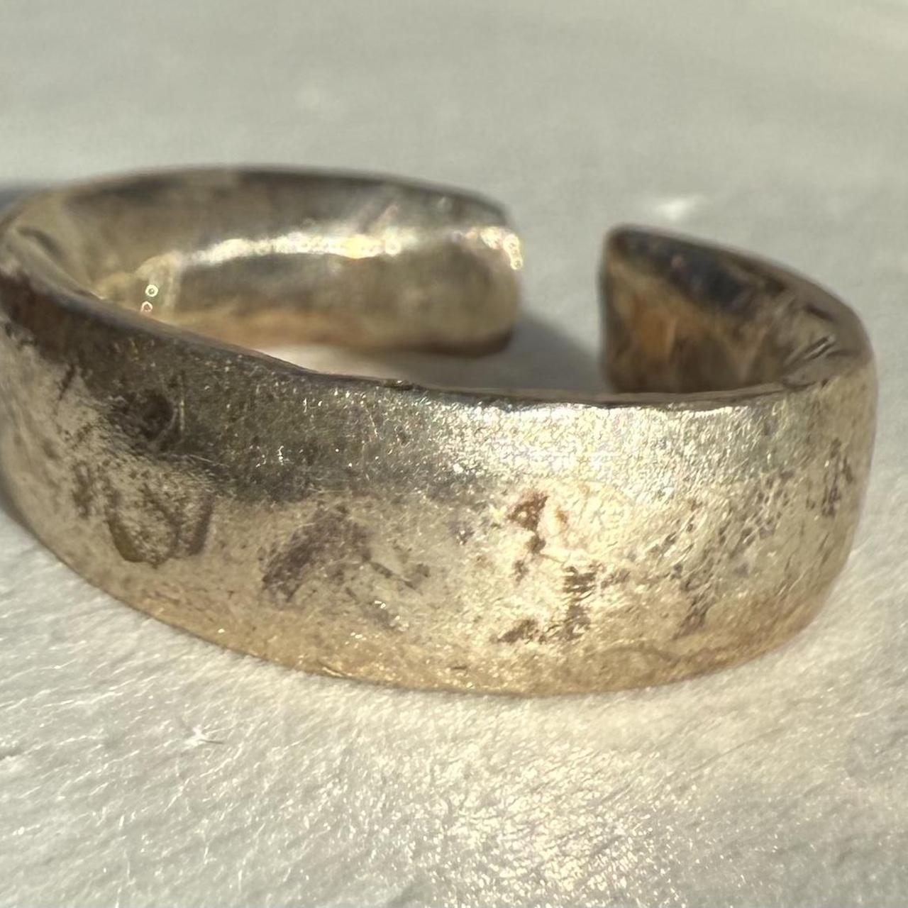 Women's Ring - Silver/Gold – Solid 925 Sterling S… - image 4