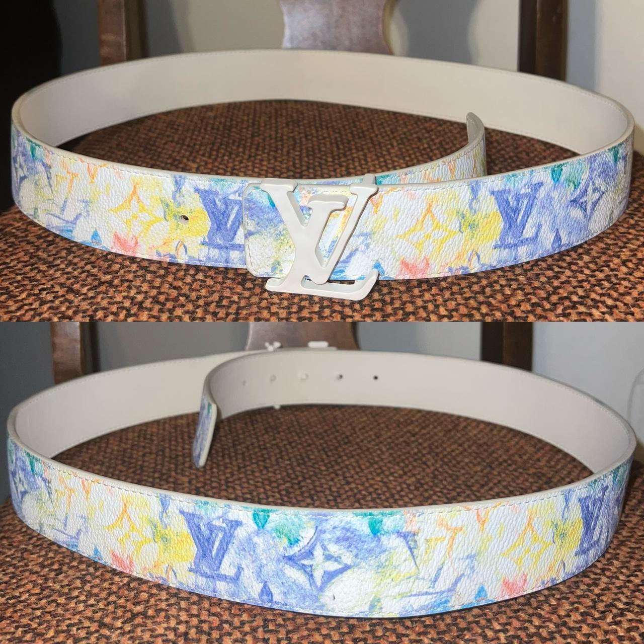 Louis_Vuitton_Belt ☆ 2021 Watercolor Depop