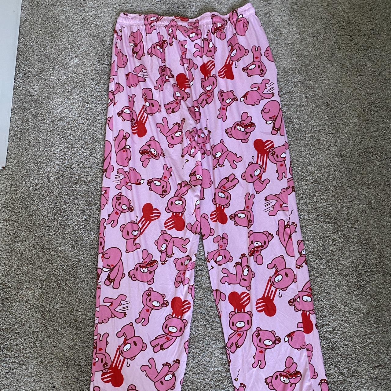 Pink Gloomy Bear Long Pajama Pants These Are Also Depop