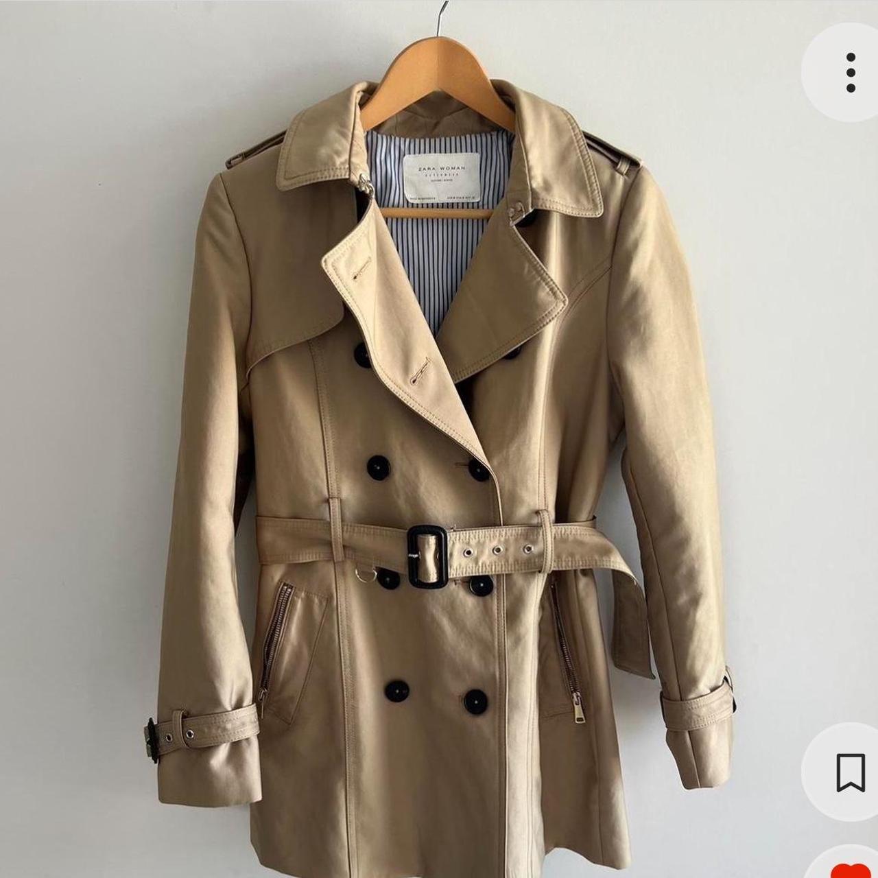 Zara trench coat Size M (10) Tan colour Absolutely... - Depop