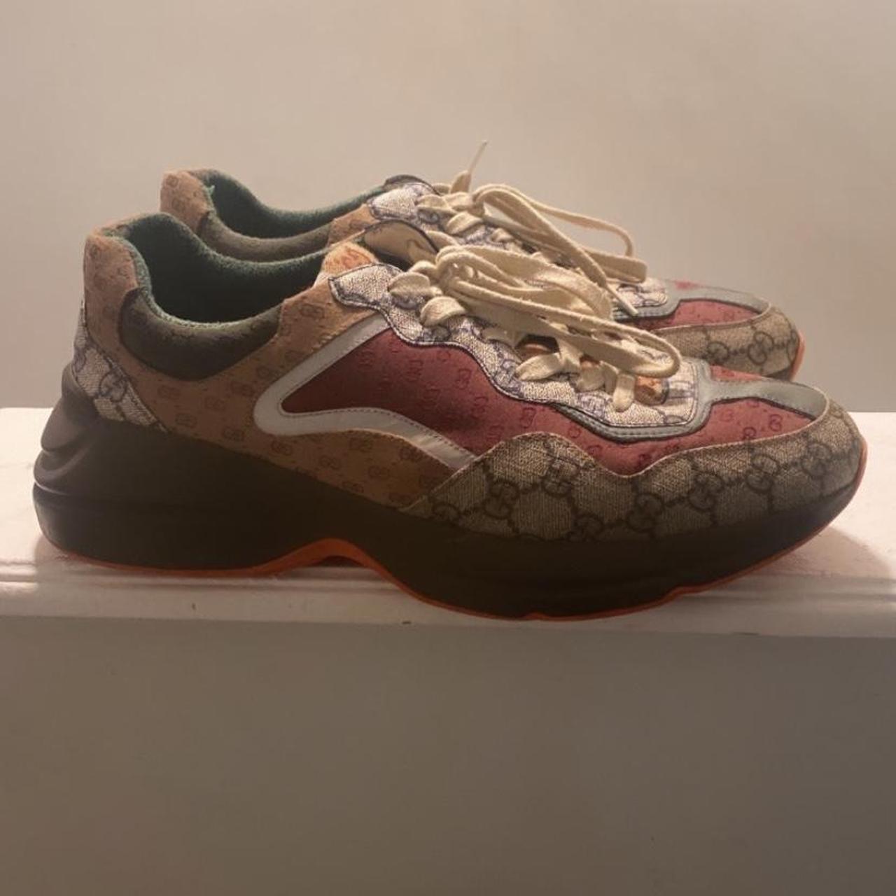 multi color gucci sneakers