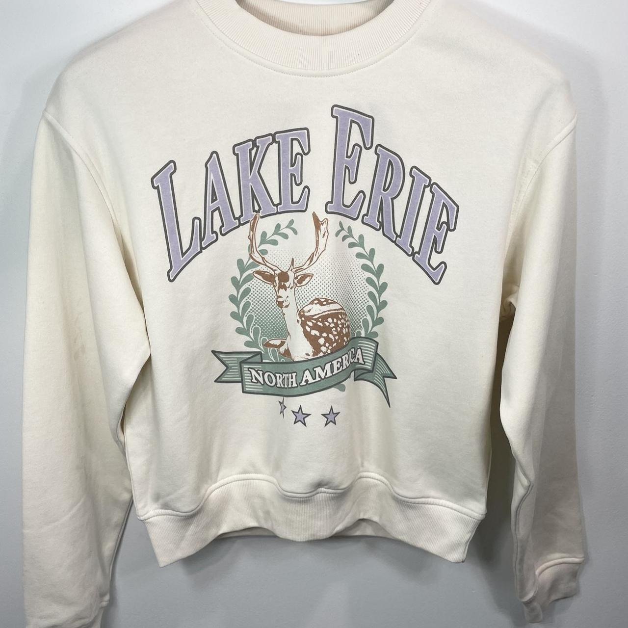 H&M Lake Erie sweatshirt size Small new without tags Depop