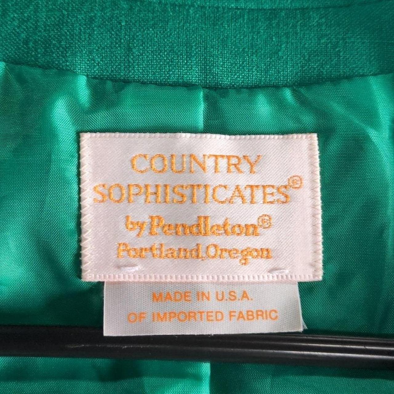 Pendleton Women's Tailored jacket - Green/Multi -… - image 5