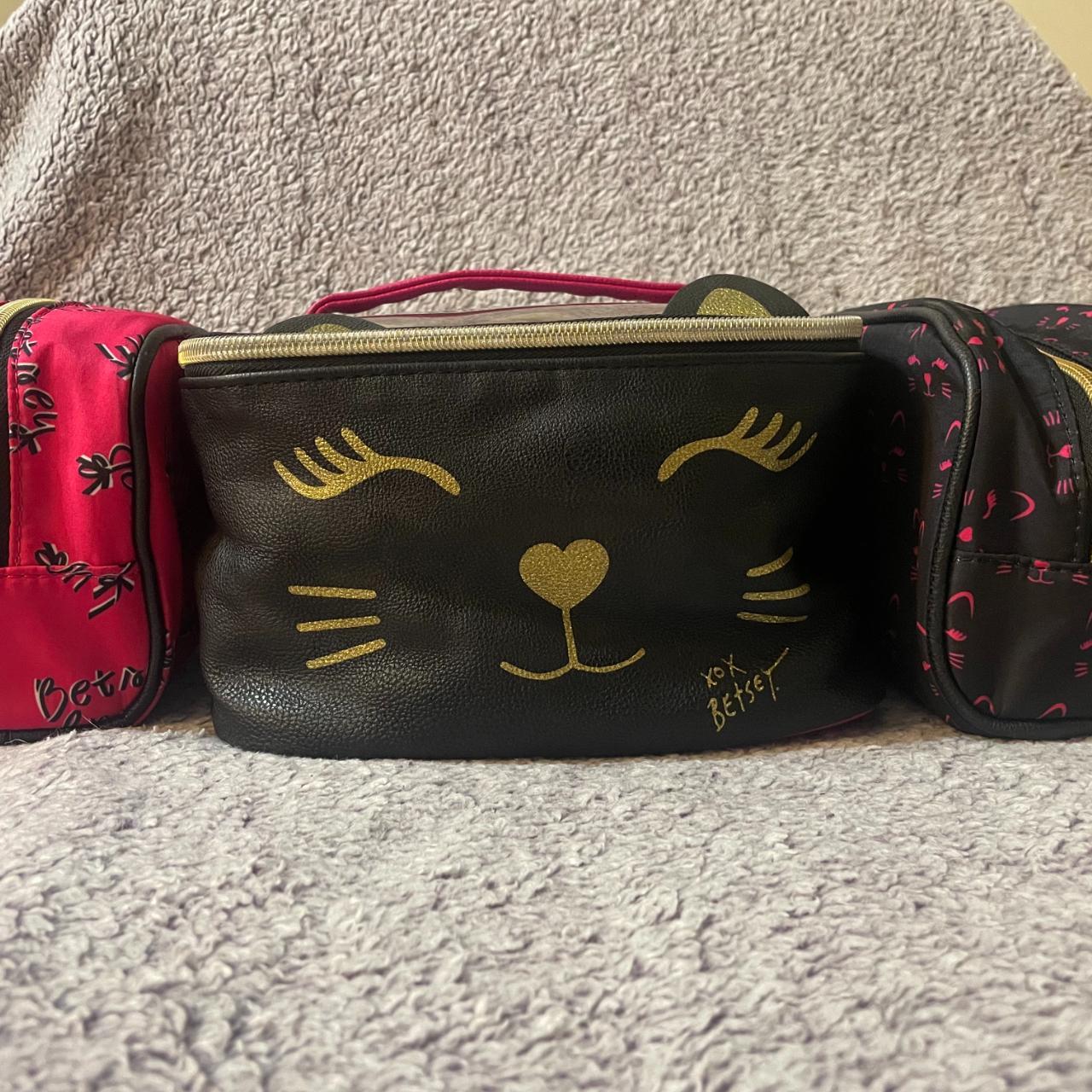 Betsey Johnson fashion cosmetic pouch