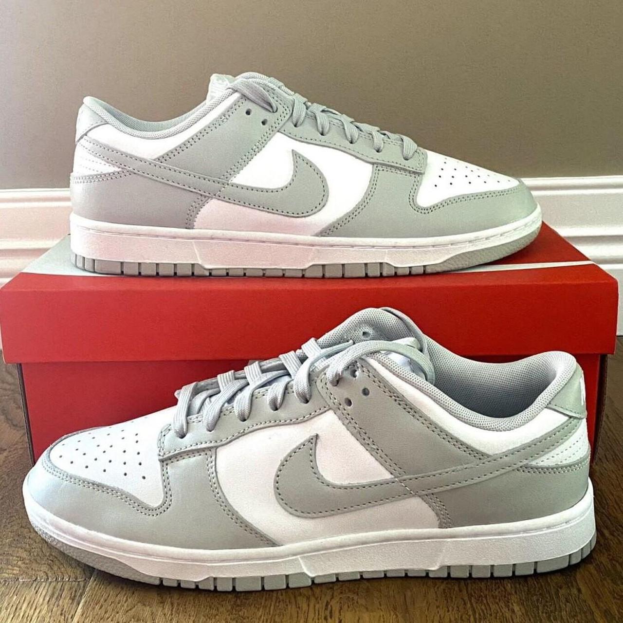 Dunk Low Grey Fog All purchases will be shipped and... - Depop