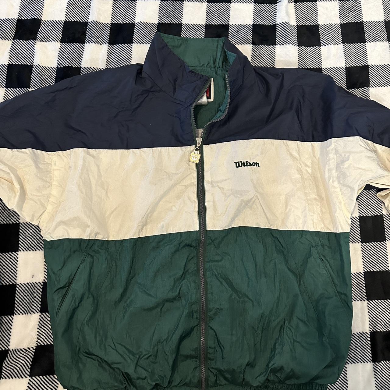 Vintage Wilson windbreak jacket - Depop