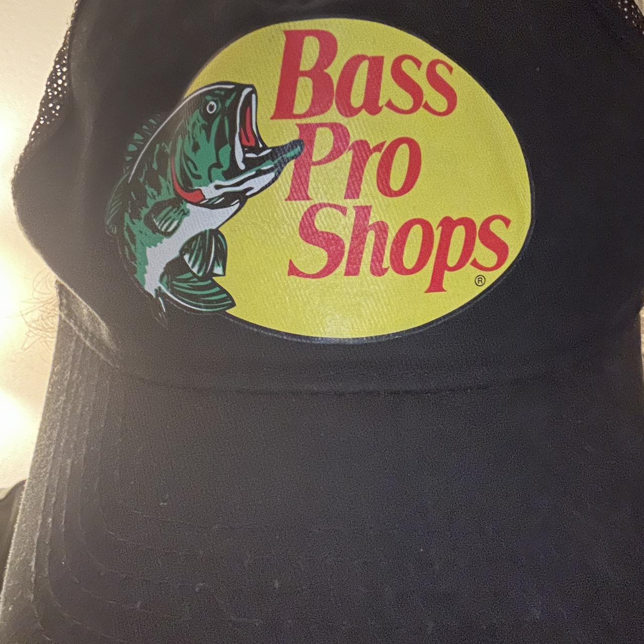 Bass Pro Shops Outdoor Fishing Trucker Hat Mesh Cap Adjustable SnapBack  Black