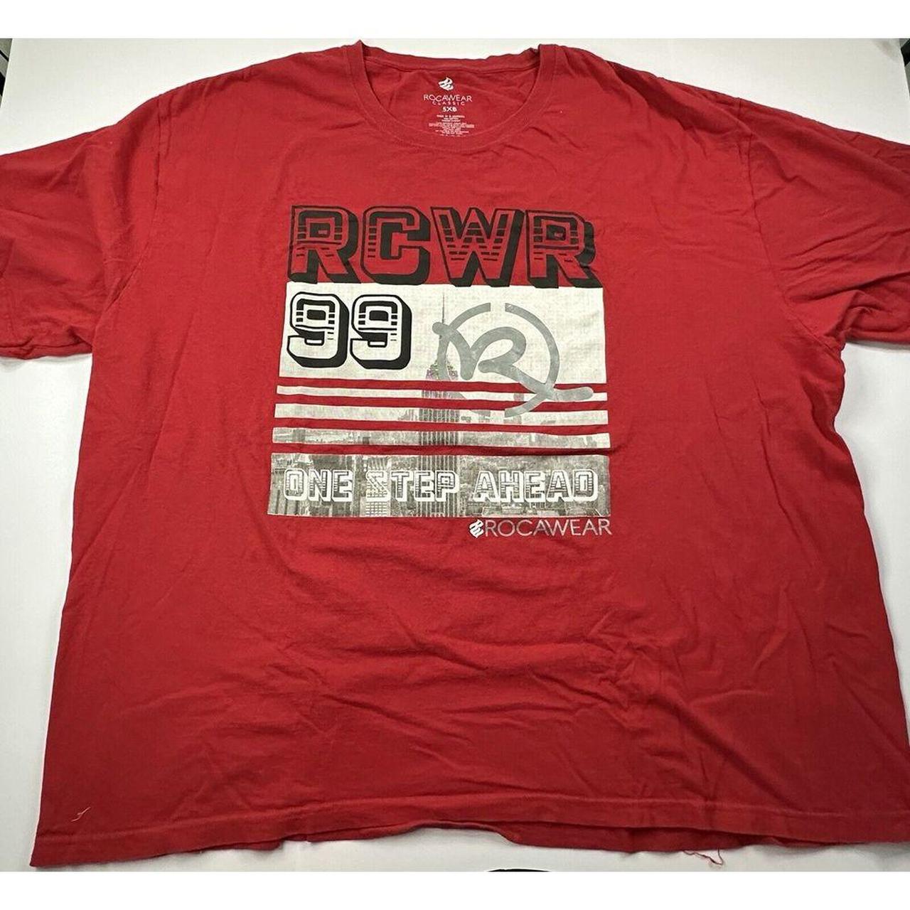 Tシャツ・カットソー Luxury Street Wear vintage net tops long Rocawear unisexual Rare!! Rocawear Colourful Logo Nice Design T-shirt XL Size