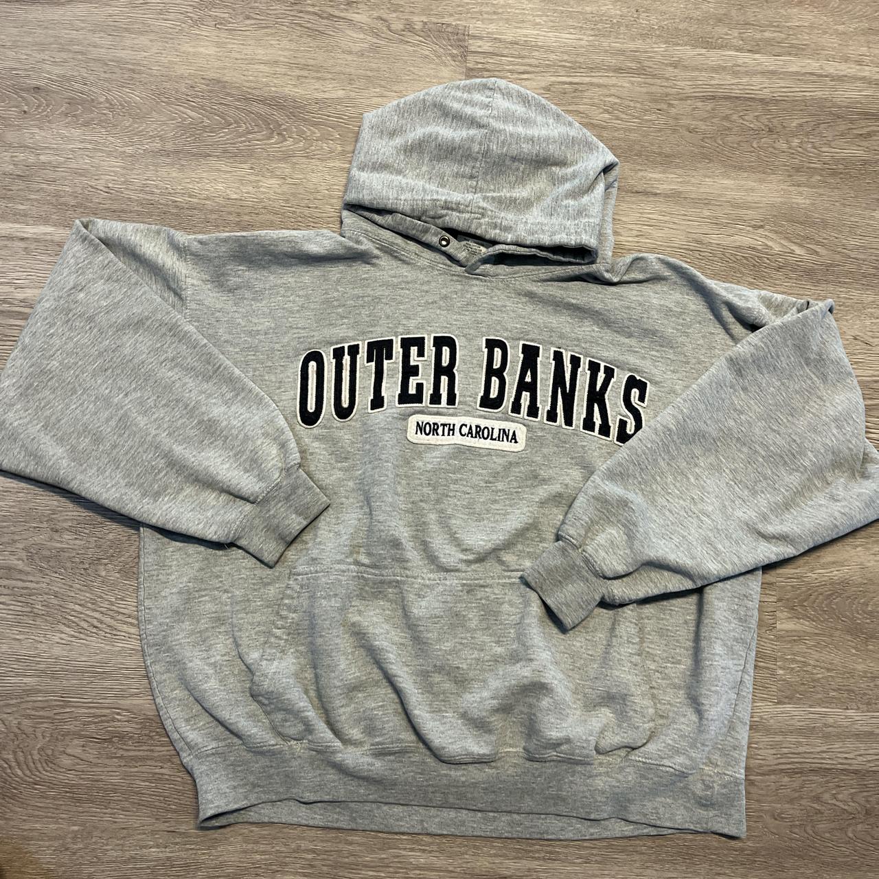Mens Hoodies Outer Banks Sweatshirt Grey JJ Outer Banks Hoodie - Main Image