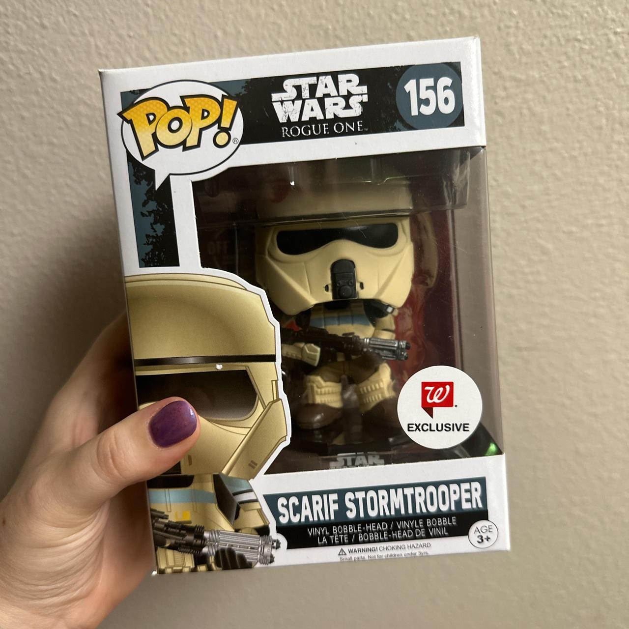 Star Wars Scarif Stormtrooper Funko Pop yellow Depop