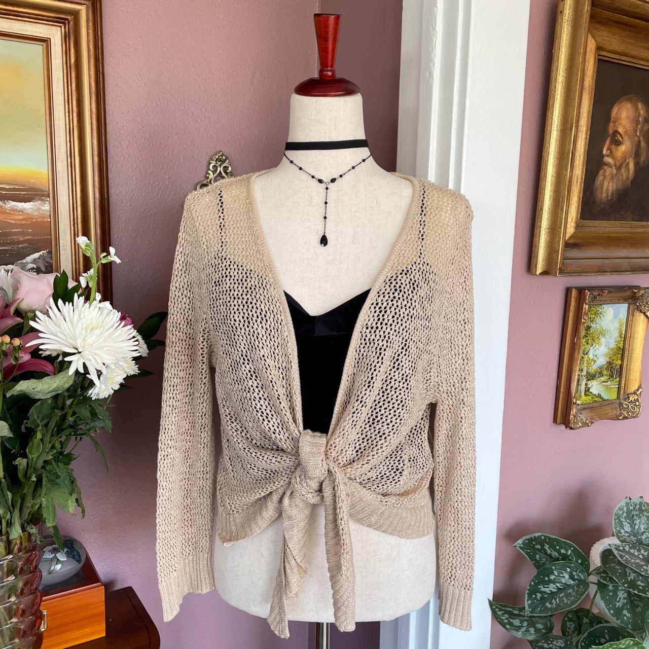 Cream sales shrug cardigan