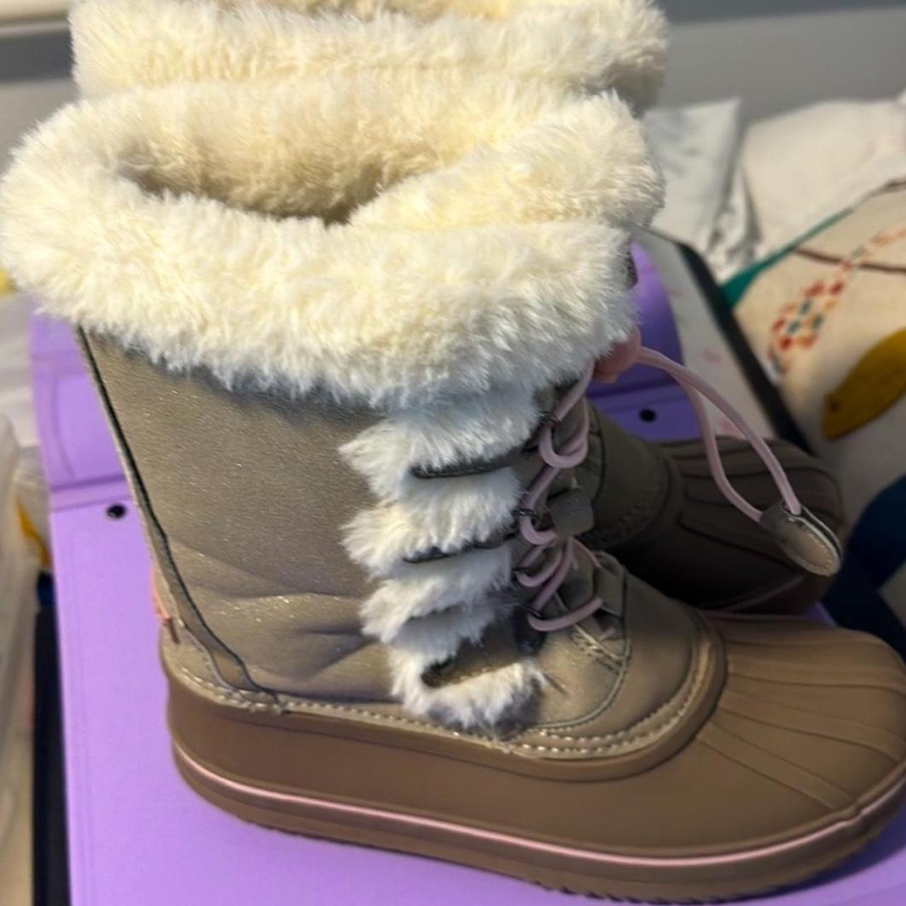 Girls London Fog Snow Boots London Fog faux fur... - Depop