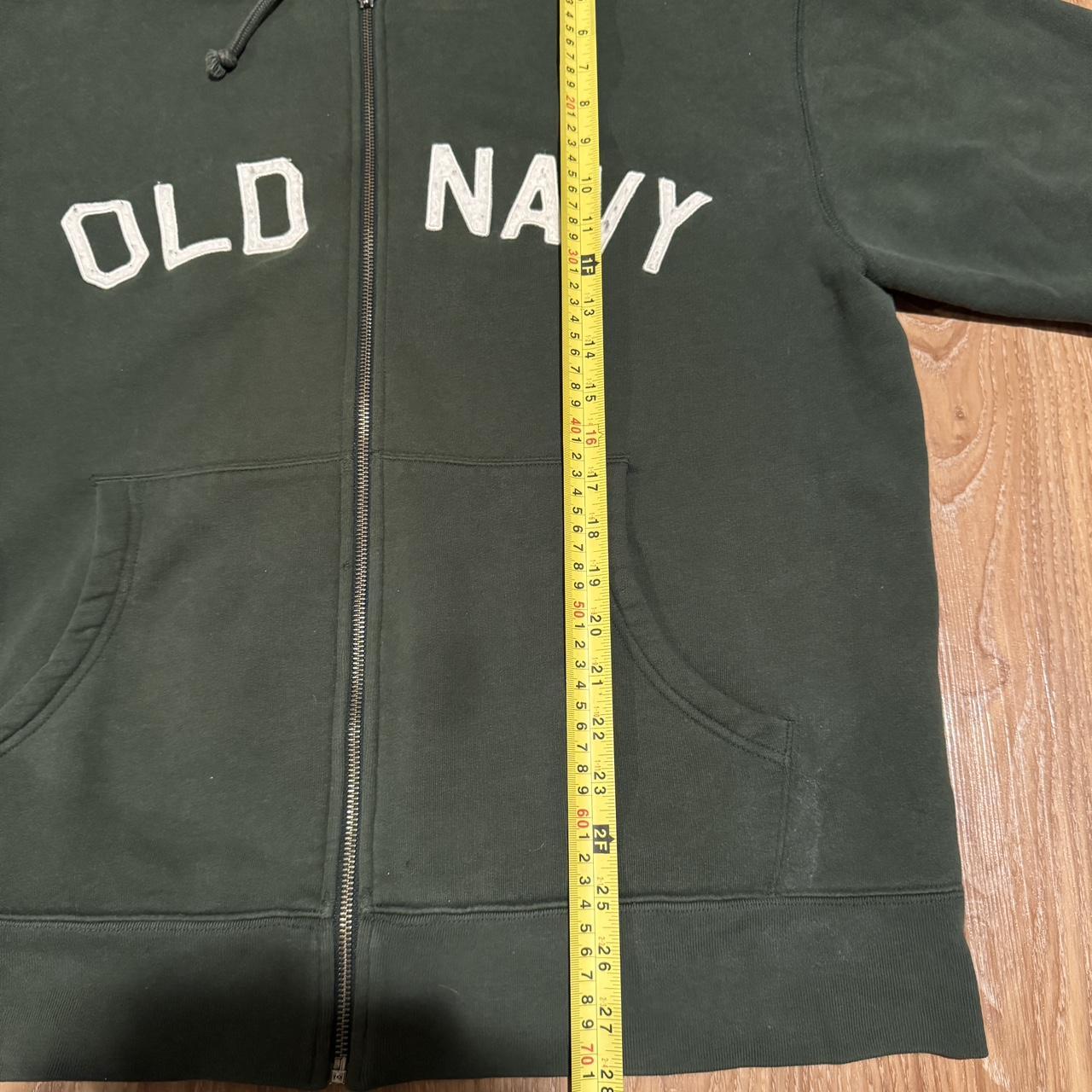 Old Navy Men's Green Hoodie (4)