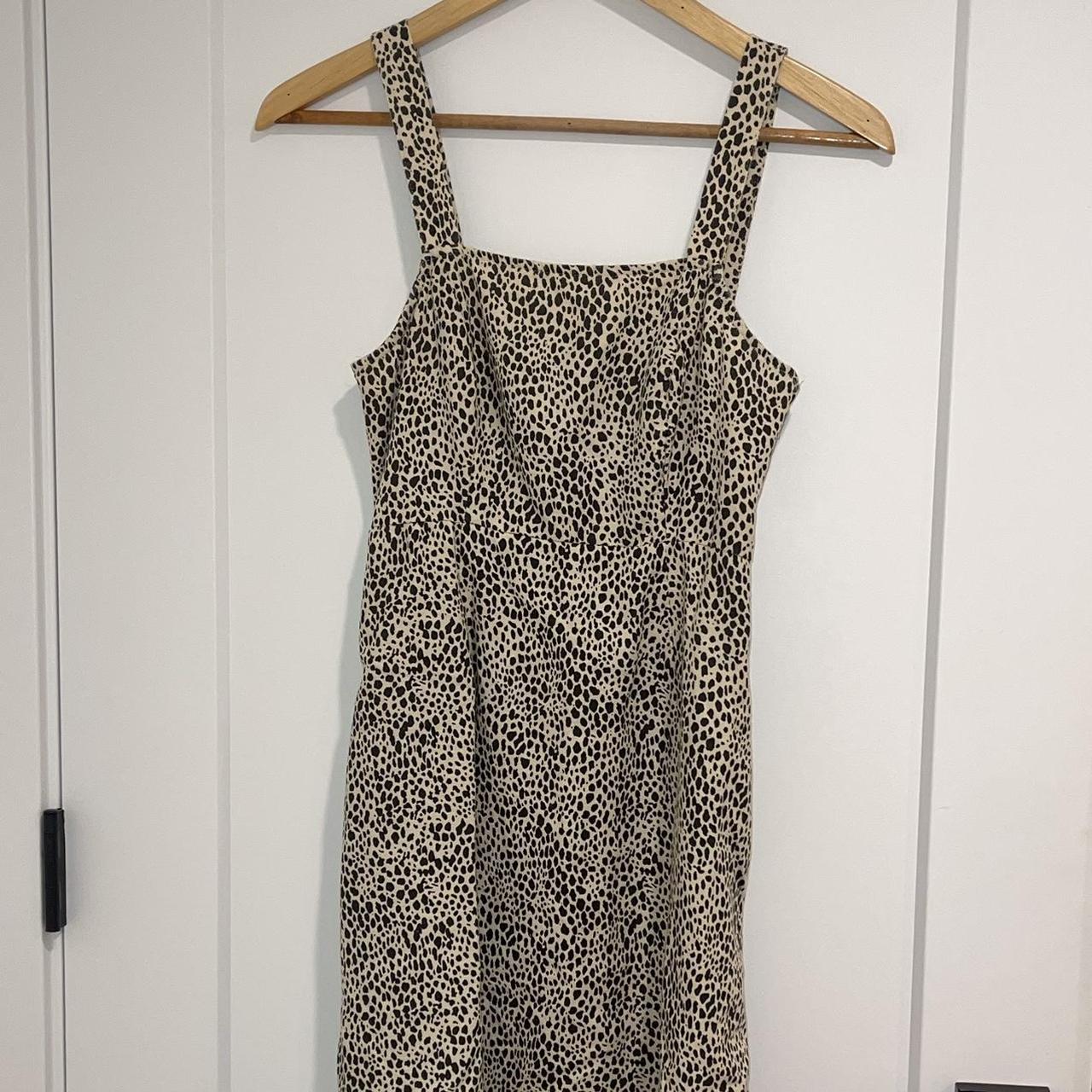 American Eagle size XS cheetah print mini dress