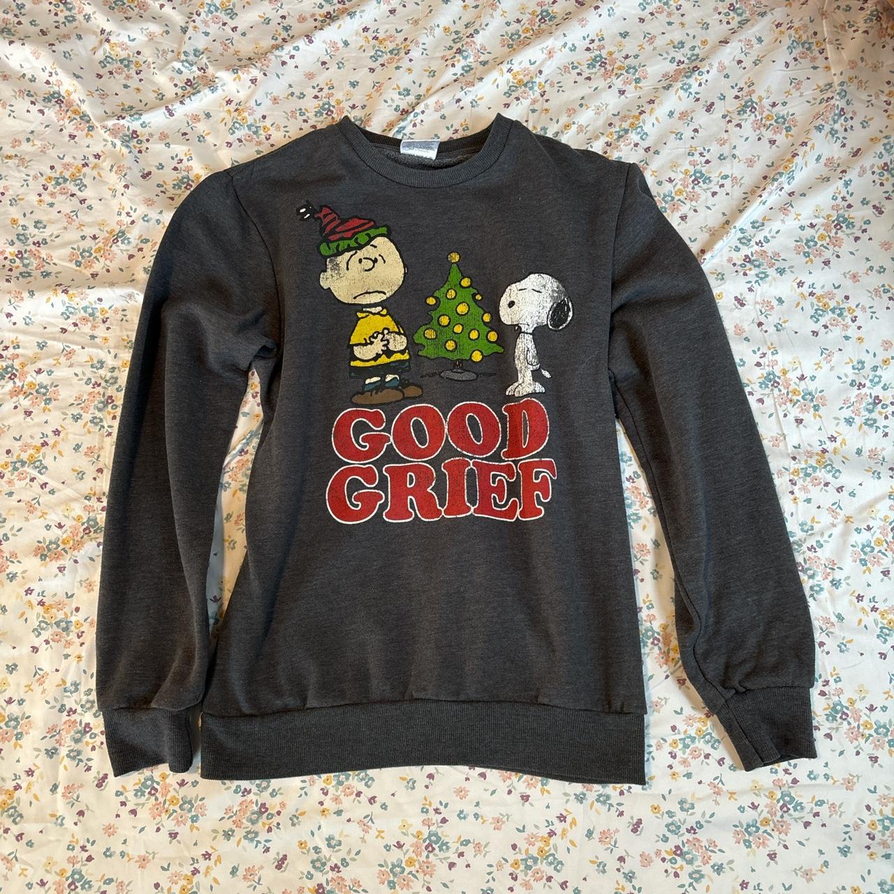 peanuts sweater — s , 65cm long - Depop