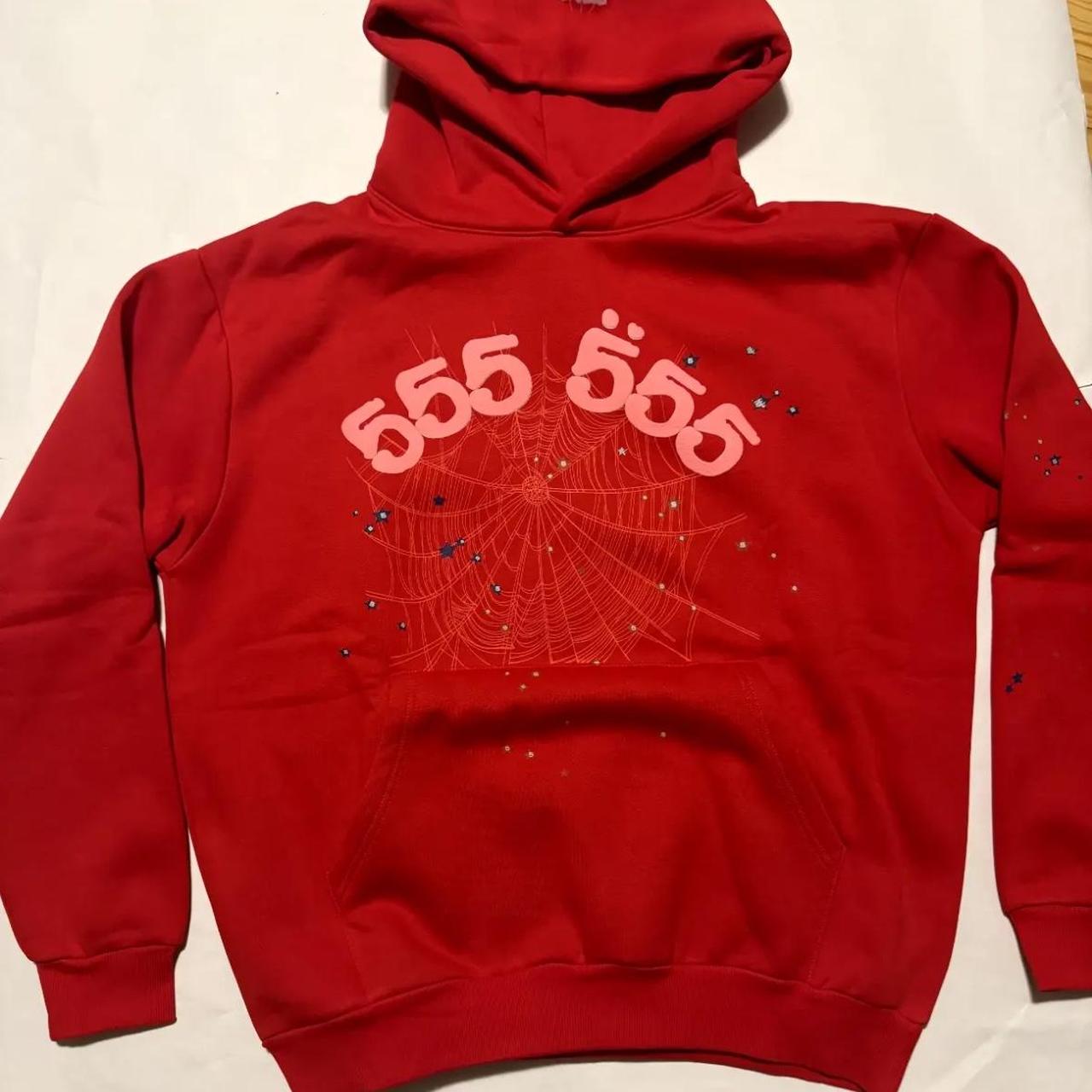 SPIDER WORLDWIDE x YOUNG THUG SP5DER HOODIE 555 RED | Depop