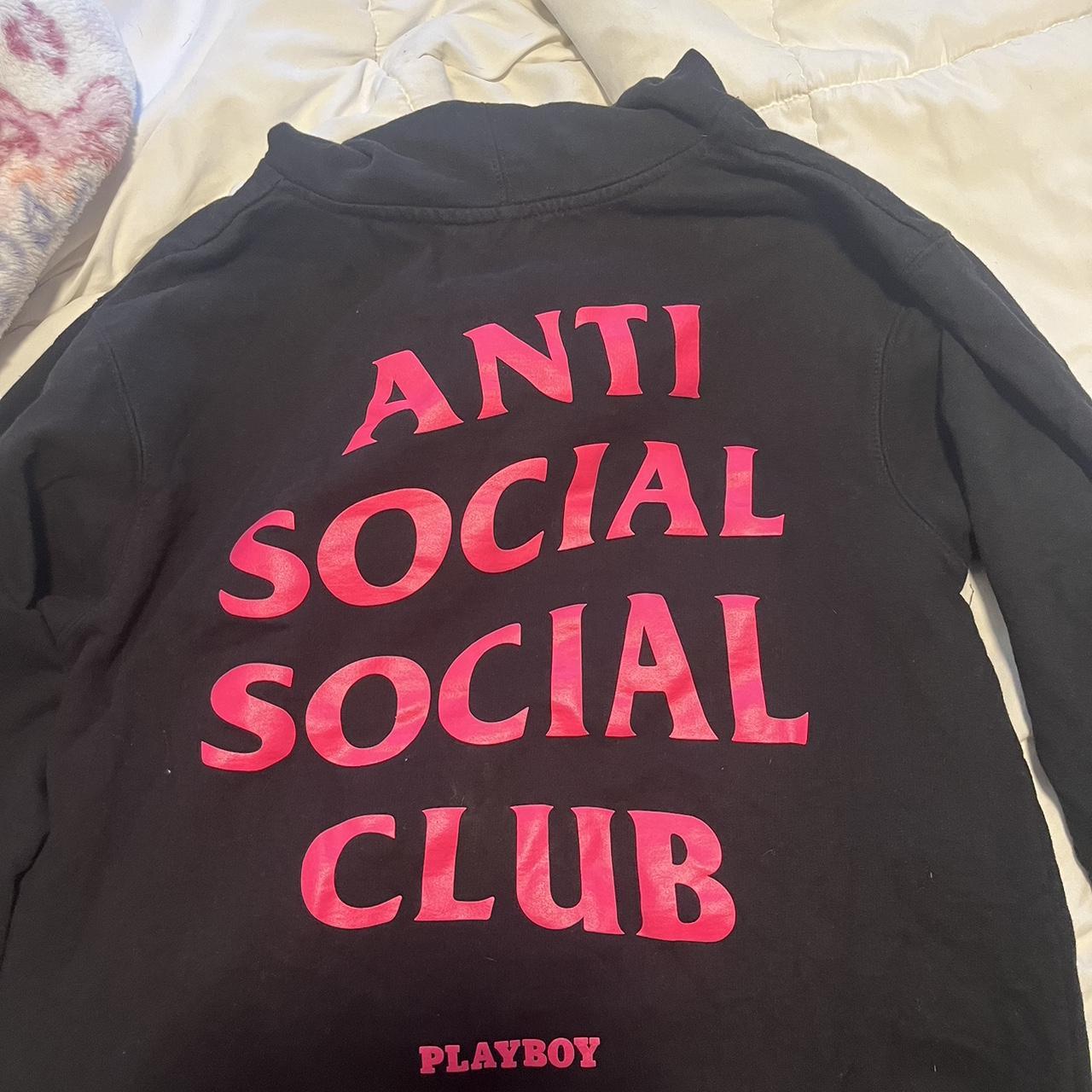 PLAYBOY Anti Social Social Club Hoodie Medium-Large... - Depop