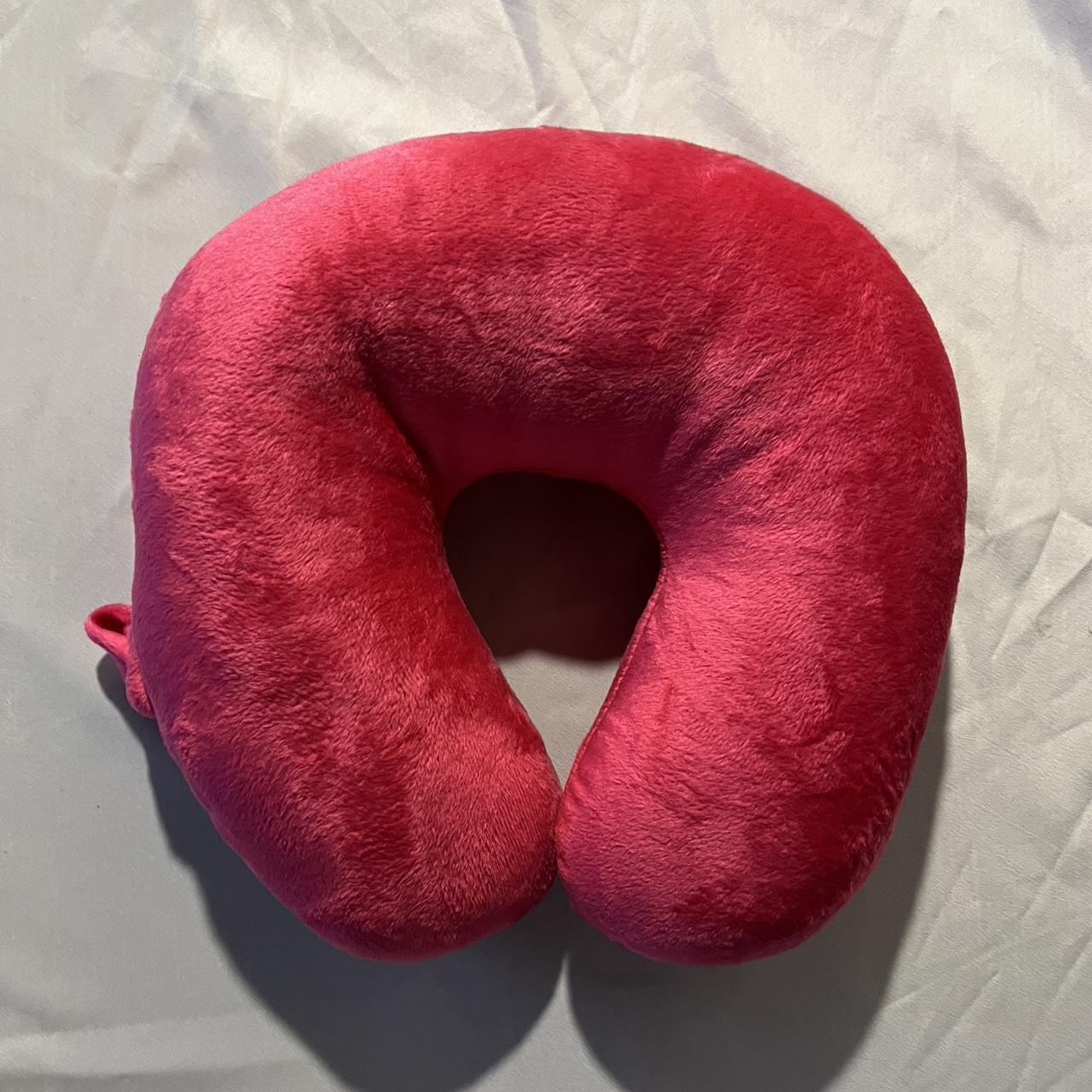 adorable comfy hot pink neck pillow • never... Depop