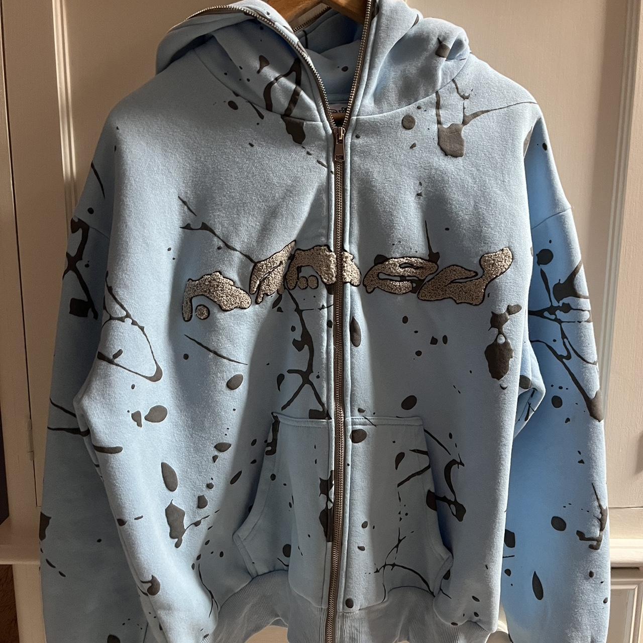 Named Collective Paint Splatter hoodie accepting. Depop