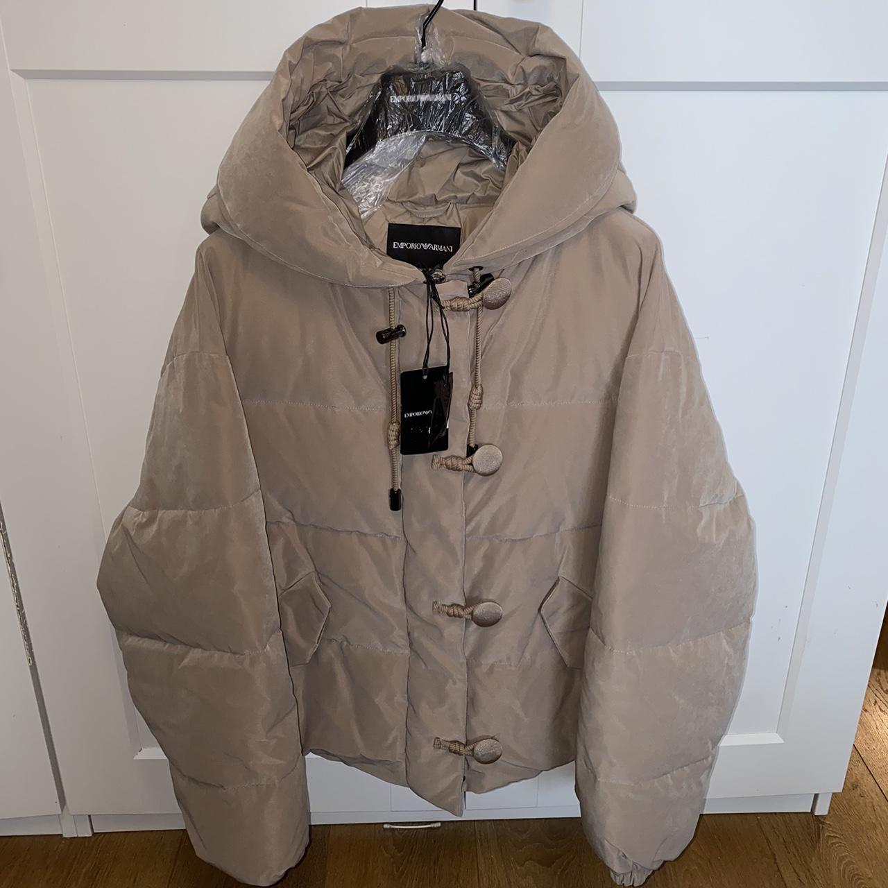 Womens EMPORIO ARMANI Puffer Duffle Jacket, Size