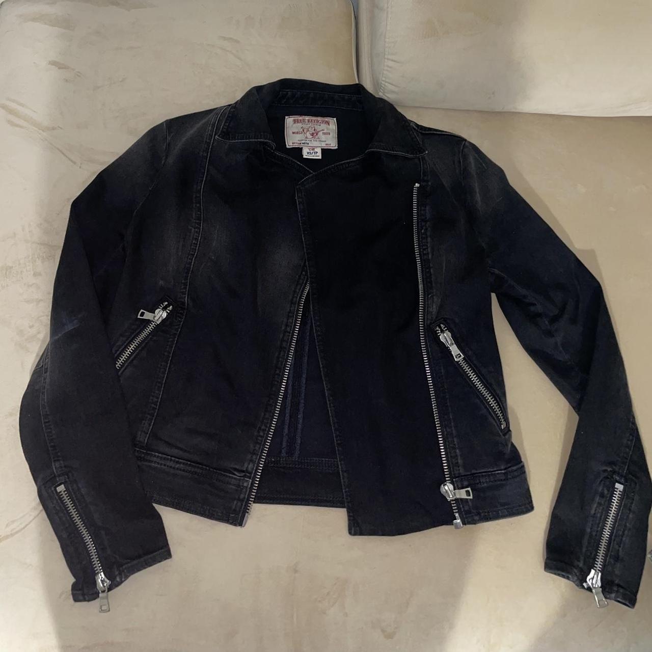 True Religion jacket Worn 3x Offers Accepted - Depop
