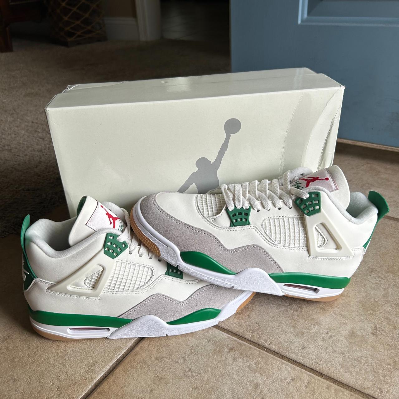 Jordan 4 SB 'Pine Green'. Never worn in brand new... - Depop