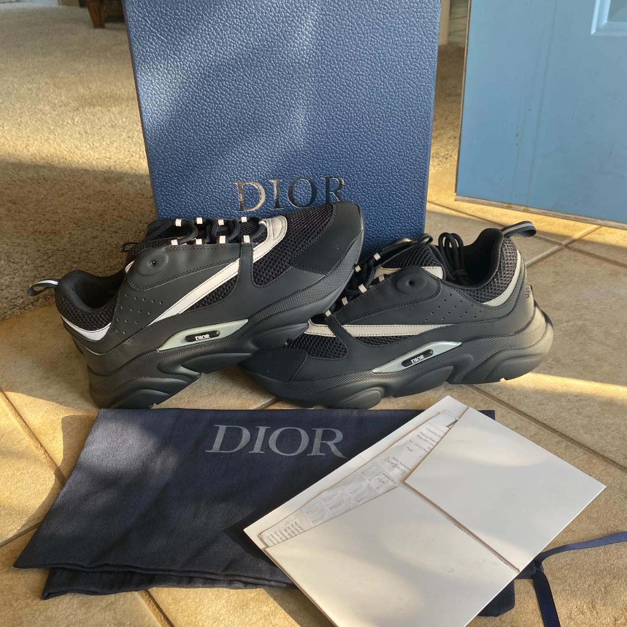 Dior B22 'Black Silver'. Never Worn In Brand New... - Depop